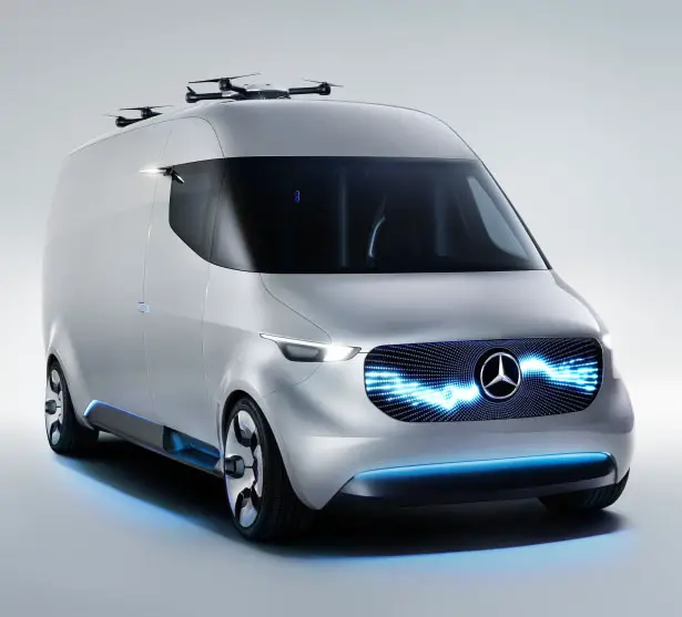 Futuristic Mercedes-Benz Vision Van Concept