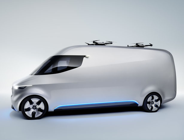 Futuristic Mercedes-Benz Vision Van Concept