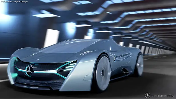 Mercedes Benz ELK Electric Concept Car by Antonio Paglio