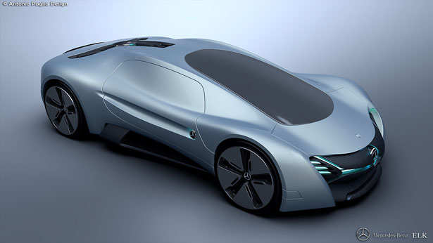 Mercedes Benz ELK Electric Concept Car by Antonio Paglio