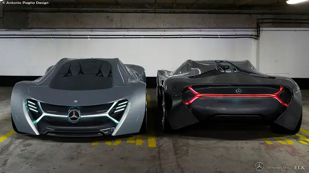 Mercedes Benz ELK Electric Concept Car by Antonio Paglio