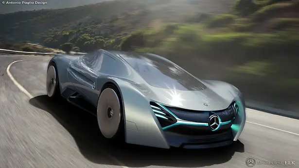 Mercedes Benz ELK Electric Concept Car by Antonio Paglio