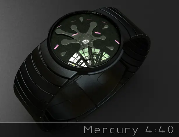 Mercury Analogue Watch by Peter Fletcher