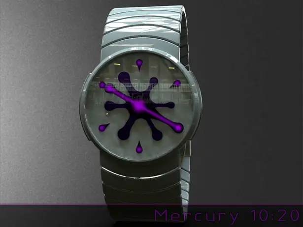 Mercury Analogue Watch by Peter Fletcher