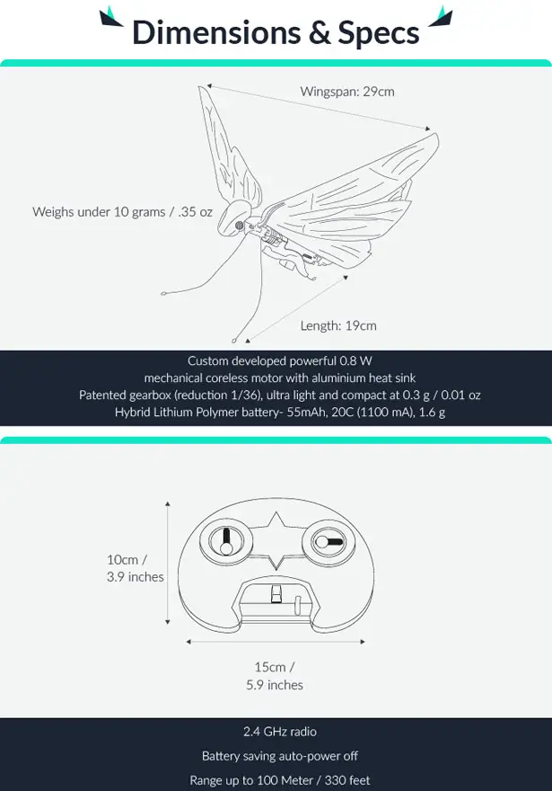 Metafly Biomimetic Controllable Creature Takes Flight The Way Animals in Nature Do