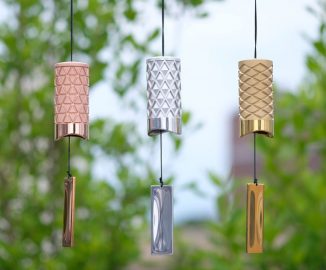 Metal Wind Chime Design Features Distinct Pattern To Maximize Resonance and Sound Projection