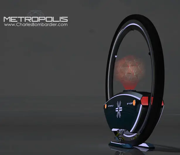 Metropolis : The Empathic Police Drone by Charles Bombardier and Adolfo Esquivel