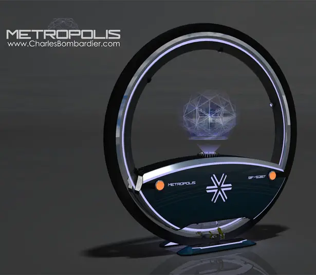 Metropolis : The Empathic Police Drone by Charles Bombardier and Adolfo Esquivel