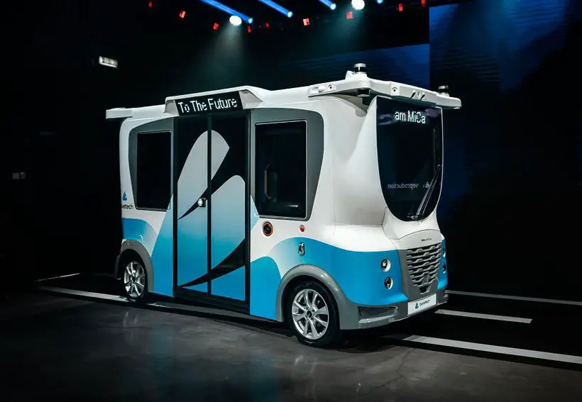 Mica Self Driving Shuttle Bus