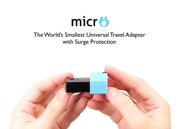 MICRO - The World's Smallest Universal Travel Adapter 