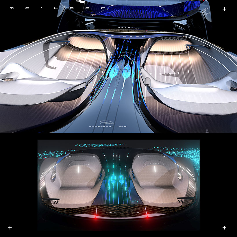 Futuristic Microbial Loop Concept Vehicle by Jianhui Zheng (Jeffry)