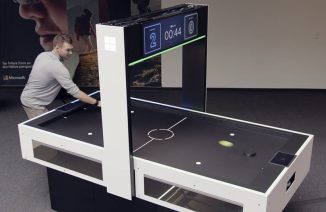 Microsoft Robotic Air Hockey Concept Features Smart Internal Robot That Offers New Gaming Experience
