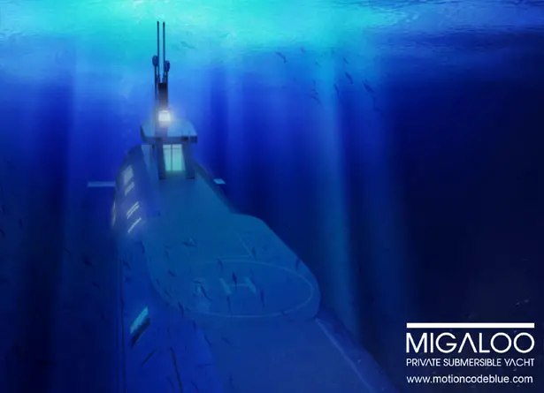 Migaloo-Private Submersible Yacht by Motion Code Blue