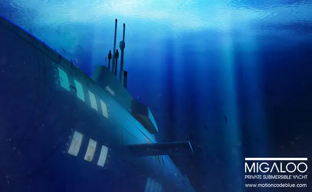 Migaloo-Private Submersible Yacht by Motion Code Blue