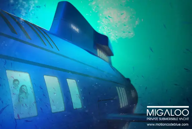 Migaloo-Private Submersible Yacht by Motion Code Blue