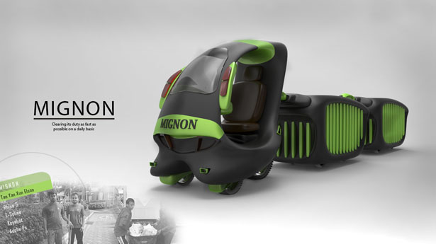 Mignon Trash Carrier by Elson Tan