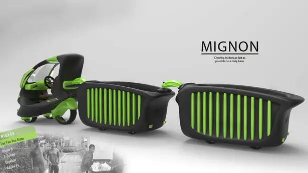 Mignon Trash Carrier by Elson Tan