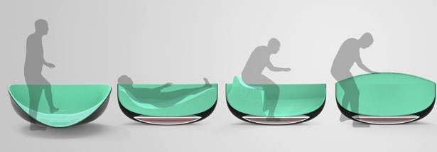 Mimic Adaptable Tub by Horacio M. Pace Bedetti