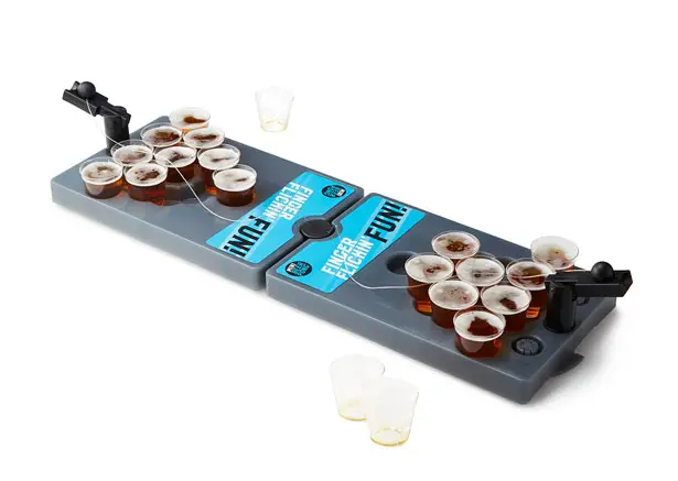 Mini Beer Pong Travel Set by Derek Dahl and Sam Buss