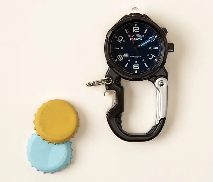 Mini Clip Watch with Bottle Opener