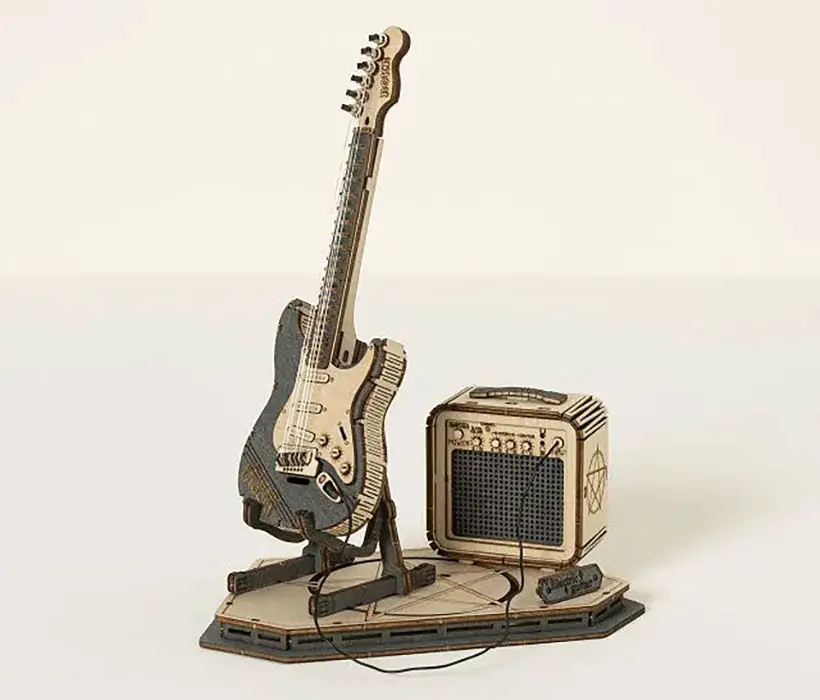 Mini Electric Guitar Model Building Kit