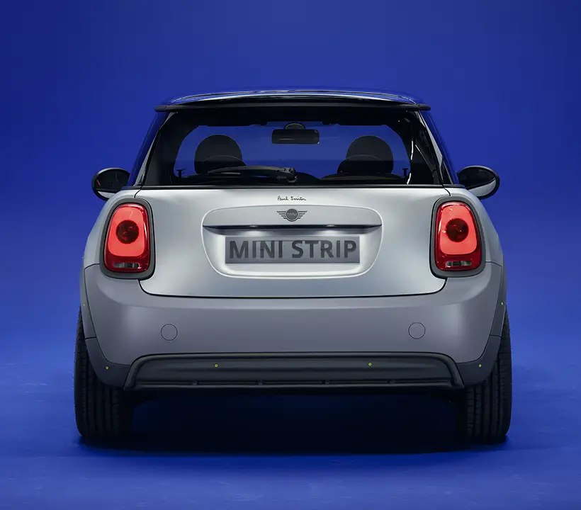 Sir Paul Smith Created One-Off Model of Minimalist MINI Strip to Demonstrate The Meaning of Sustainable Car Design