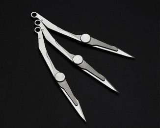 EDC Mini Keychain Titanium Knife with No. 11 Surgical Knife Blade