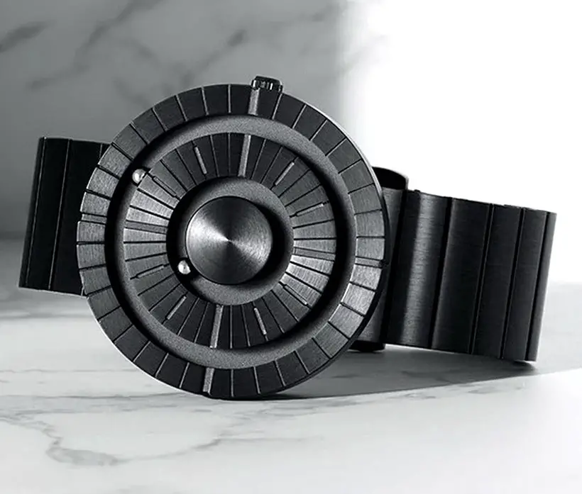 Minimal Rotating Magnetic Ball Watch by RJ68Collection