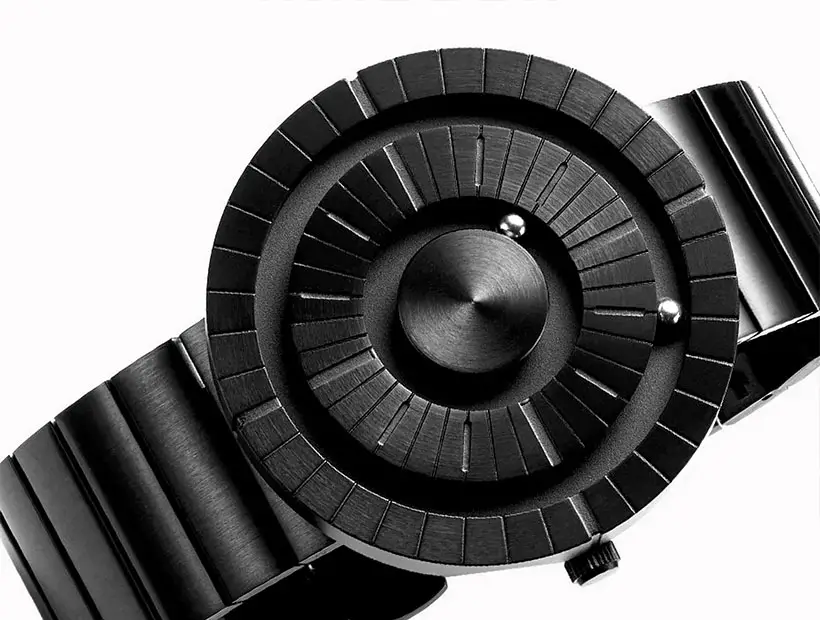 Minimal Rotating Magnetic Ball Watch by RJ68Collection