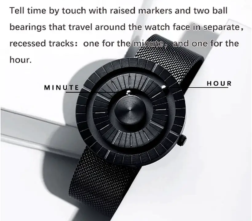 Minimal Rotating Magnetic Ball Watch by RJ68Collection