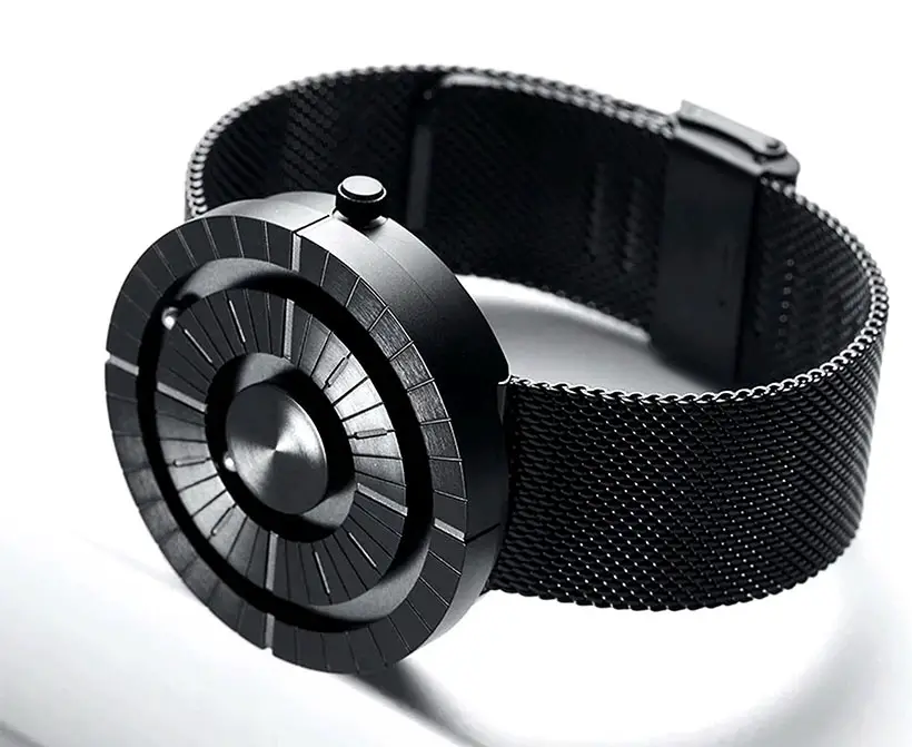 Minimal Rotating Magnetic Ball Watch by RJ68Collection