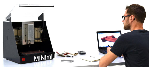 MINImill CNC Machine Brings Fully Automated Manufacturing on Your Desktop by Jakob Neuhauser, Thomas Schiefermair, and Martin Viereckl