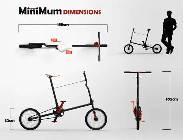 MiniMum bicycle by Omer Sagiv