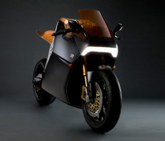 Futuristic Mission One Motorcycle from Mission Motors
