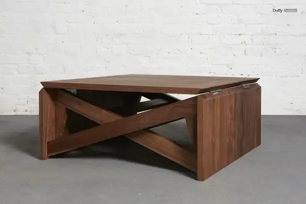 MK1 Transforming Coffee Table Wood by Duffy London