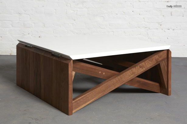 MK1 Transforming Coffee Table Wood by Duffy London
