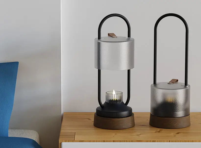 MLO Soothing Bedside Oil Lamp by Diego Almaraz, Sam Vizcaya, and Bao Tu