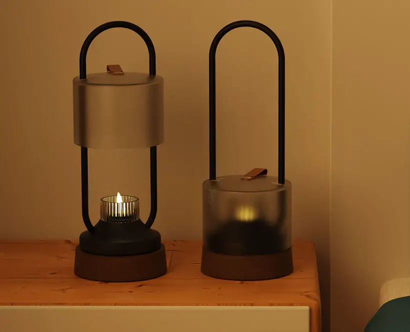 MLO Soothing Bedside Oil Lamp by Diego Almaraz, Sam Vizcaya, and Bao Tu