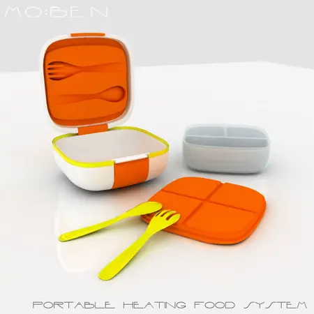 MO:BEN is A Portable Food Container That Can Heat-Up Your Food