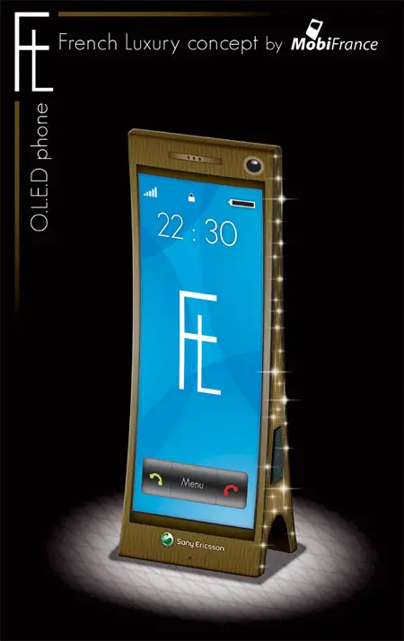 mobiefrench luxury mobile phone concept