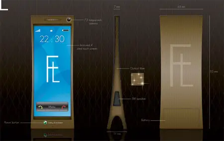 mobiefrench luxury mobile phone concept
