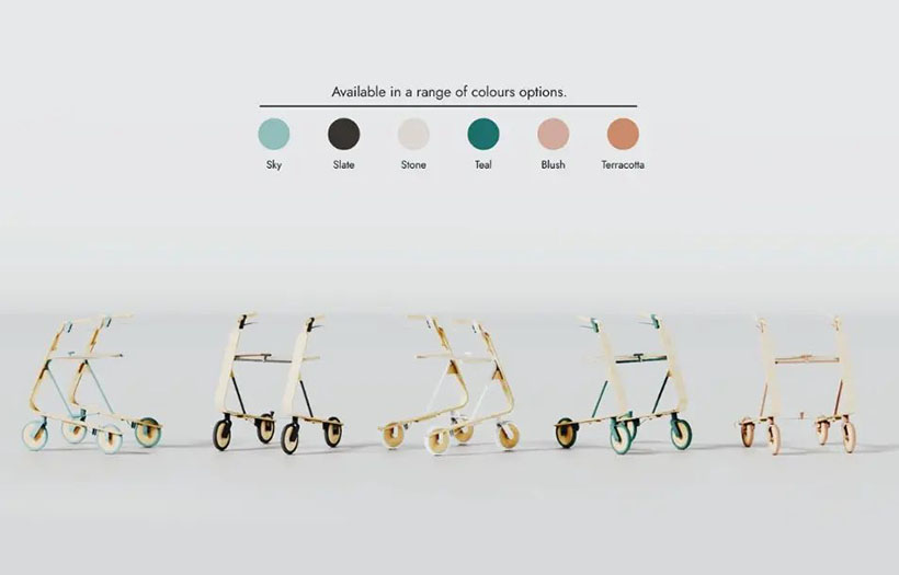 Mobilia Rollator Design by Aamana Nawaz