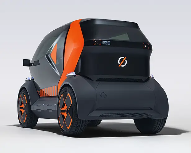 MØBILIZE EZ-1 Prototype Vehicle for Shared Urban Mobility