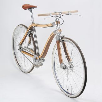 Moccle Wooden Bicycle Takes Advantage of The Flexibility of Wood