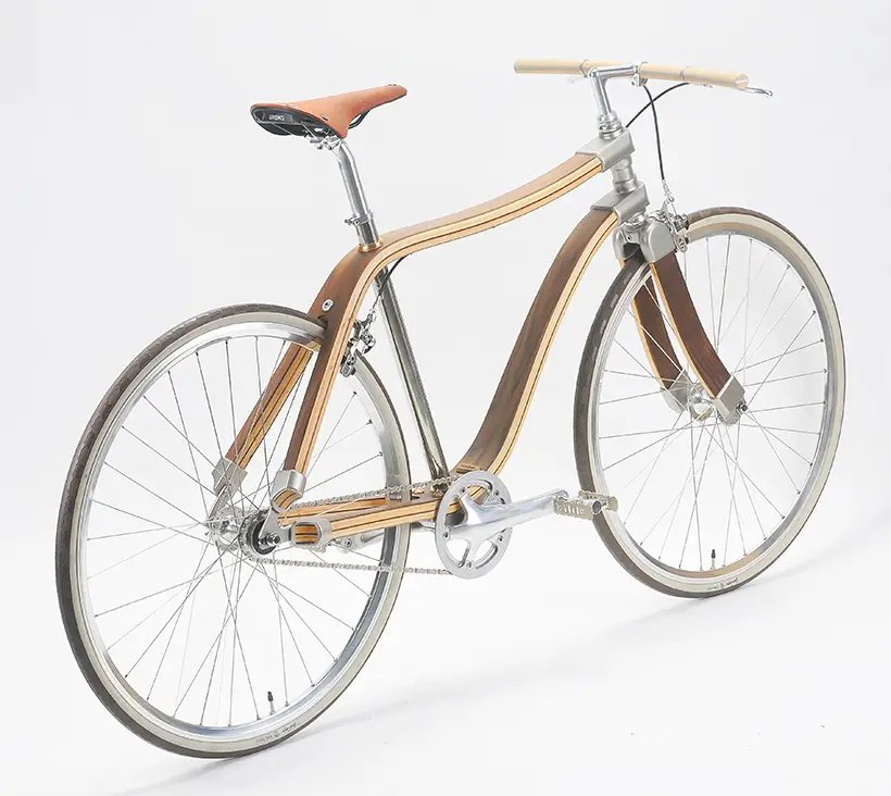 Moccle Wooden Bicycle by Masateru Yasuda