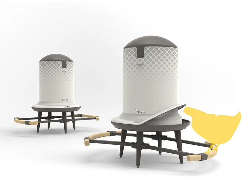 Modern Backyard Chicken Feeder by Brady Kimmel