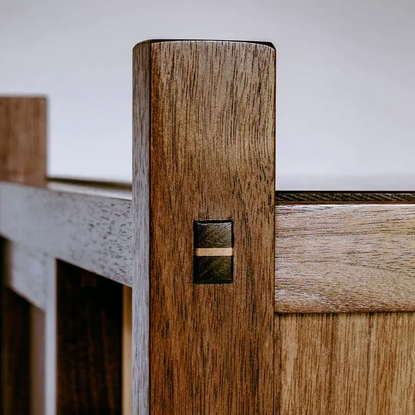 Handmade Wood Bar Cabinet by Mokuzai Furniture