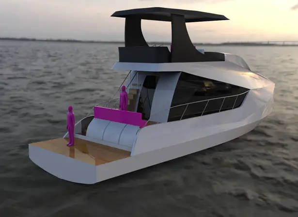 Modern Motor Yacht by Vidyanand S. Desai