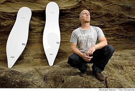 modern new designed surfboard