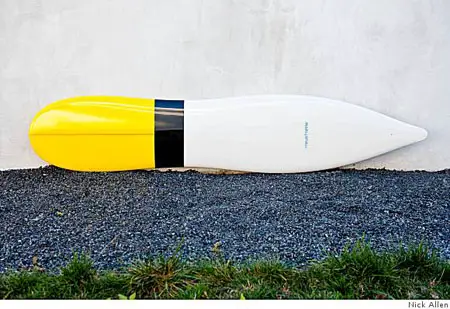 modern new designed surfboard